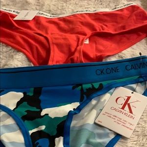 Calvin Klein mix and match panties